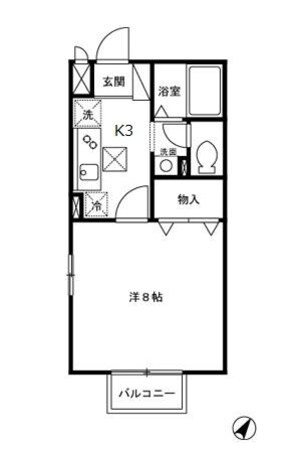 オークヒルズ壱番館の物件間取画像